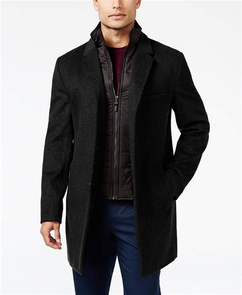 michael kors jackets mens|michael kors men's overcoat macy's.